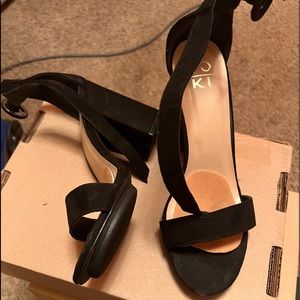 Women’s dress heels. With “shoegummi” attachments for added comfort